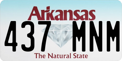 AR license plate 437MNM