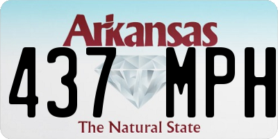 AR license plate 437MPH