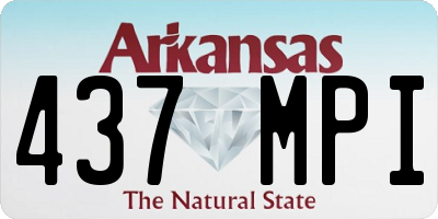 AR license plate 437MPI