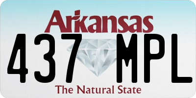 AR license plate 437MPL