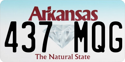 AR license plate 437MQG