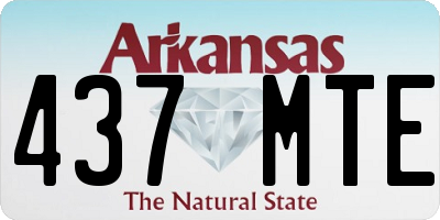 AR license plate 437MTE