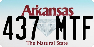 AR license plate 437MTF