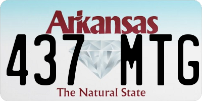 AR license plate 437MTG