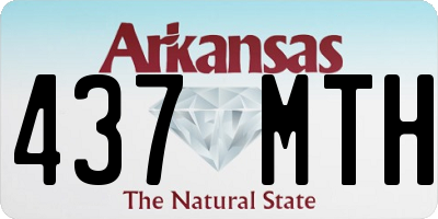 AR license plate 437MTH