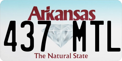 AR license plate 437MTL