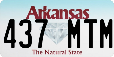 AR license plate 437MTM