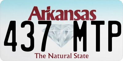 AR license plate 437MTP