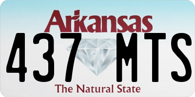 AR license plate 437MTS
