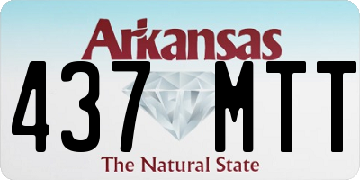 AR license plate 437MTT