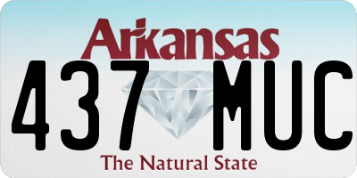 AR license plate 437MUC