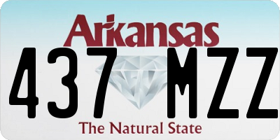 AR license plate 437MZZ