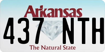 AR license plate 437NTH
