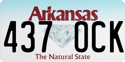AR license plate 437OCK