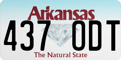 AR license plate 437ODT