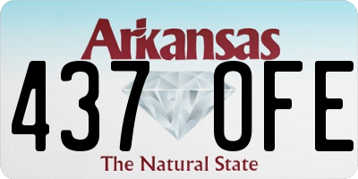 AR license plate 437OFE