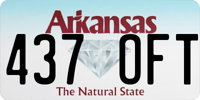 AR license plate 437OFT