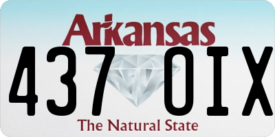 AR license plate 437OIX