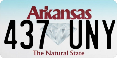 AR license plate 437UNY