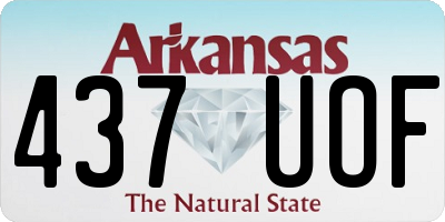AR license plate 437UOF