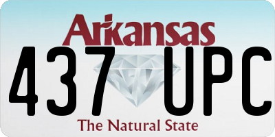 AR license plate 437UPC