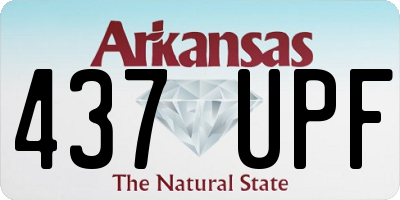 AR license plate 437UPF