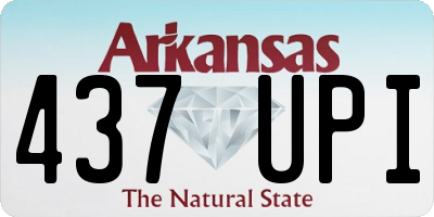 AR license plate 437UPI