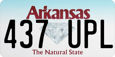 AR license plate 437UPL