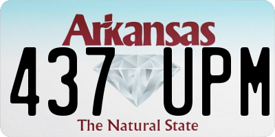 AR license plate 437UPM