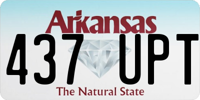 AR license plate 437UPT