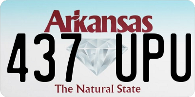 AR license plate 437UPU