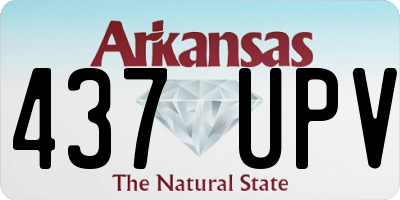 AR license plate 437UPV