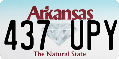 AR license plate 437UPY
