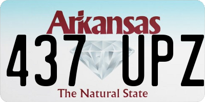 AR license plate 437UPZ