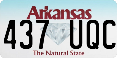 AR license plate 437UQC