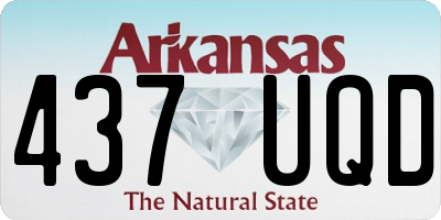 AR license plate 437UQD