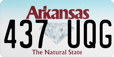 AR license plate 437UQG