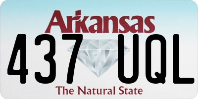 AR license plate 437UQL