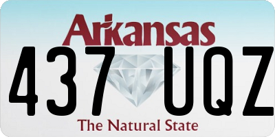 AR license plate 437UQZ