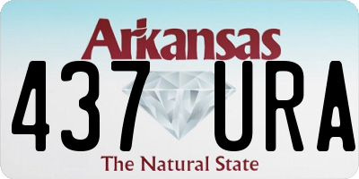 AR license plate 437URA