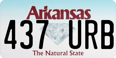 AR license plate 437URB