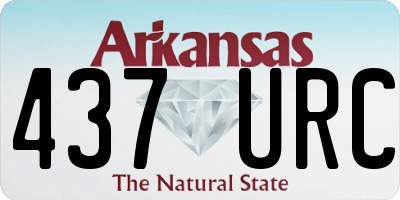 AR license plate 437URC