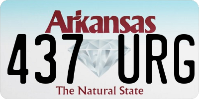 AR license plate 437URG