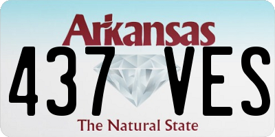AR license plate 437VES
