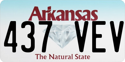 AR license plate 437VEV