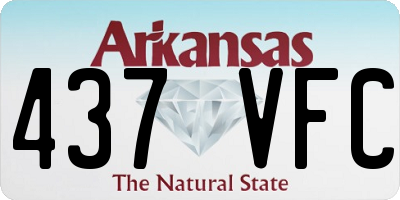 AR license plate 437VFC