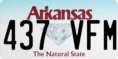 AR license plate 437VFM