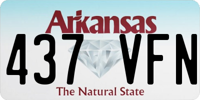 AR license plate 437VFN
