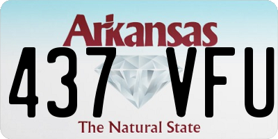 AR license plate 437VFU