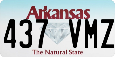 AR license plate 437VMZ